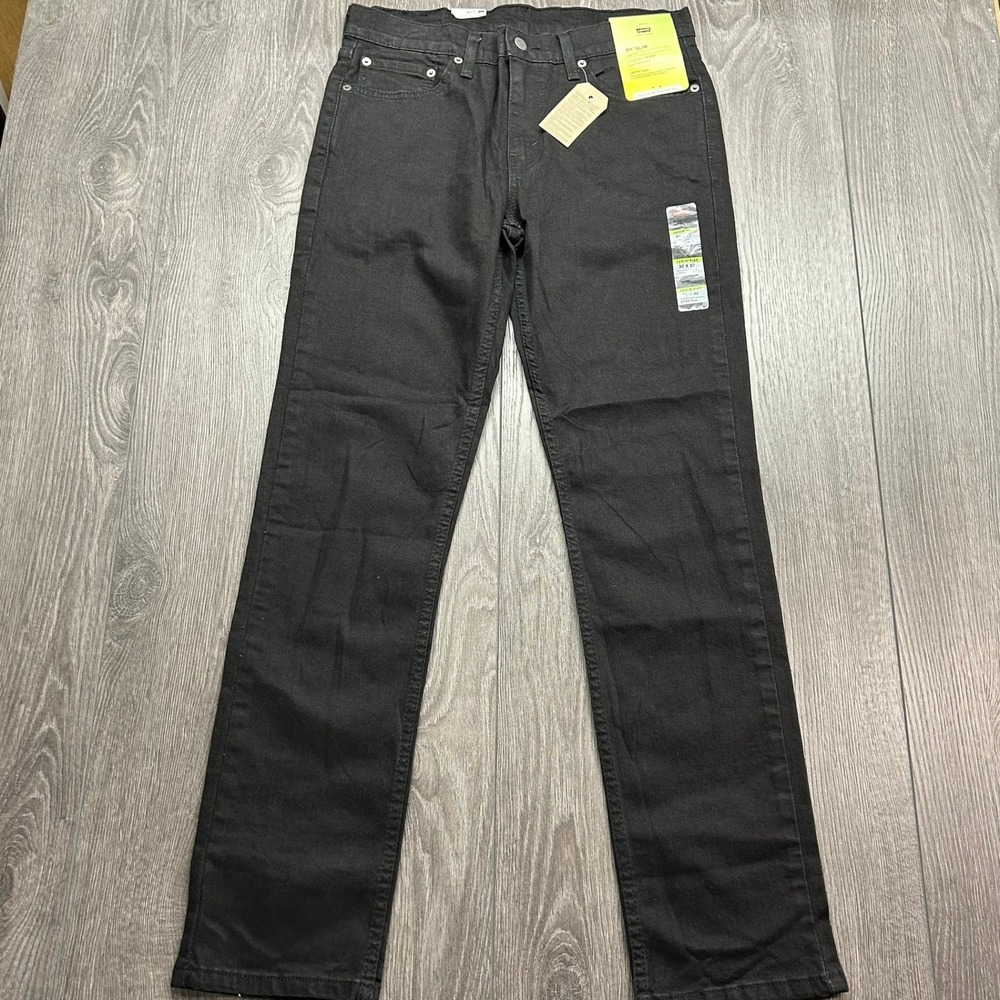 Levis 511 Slim Fit New Black Stretch Jeans Mens 32x32 Levis Performance Denim